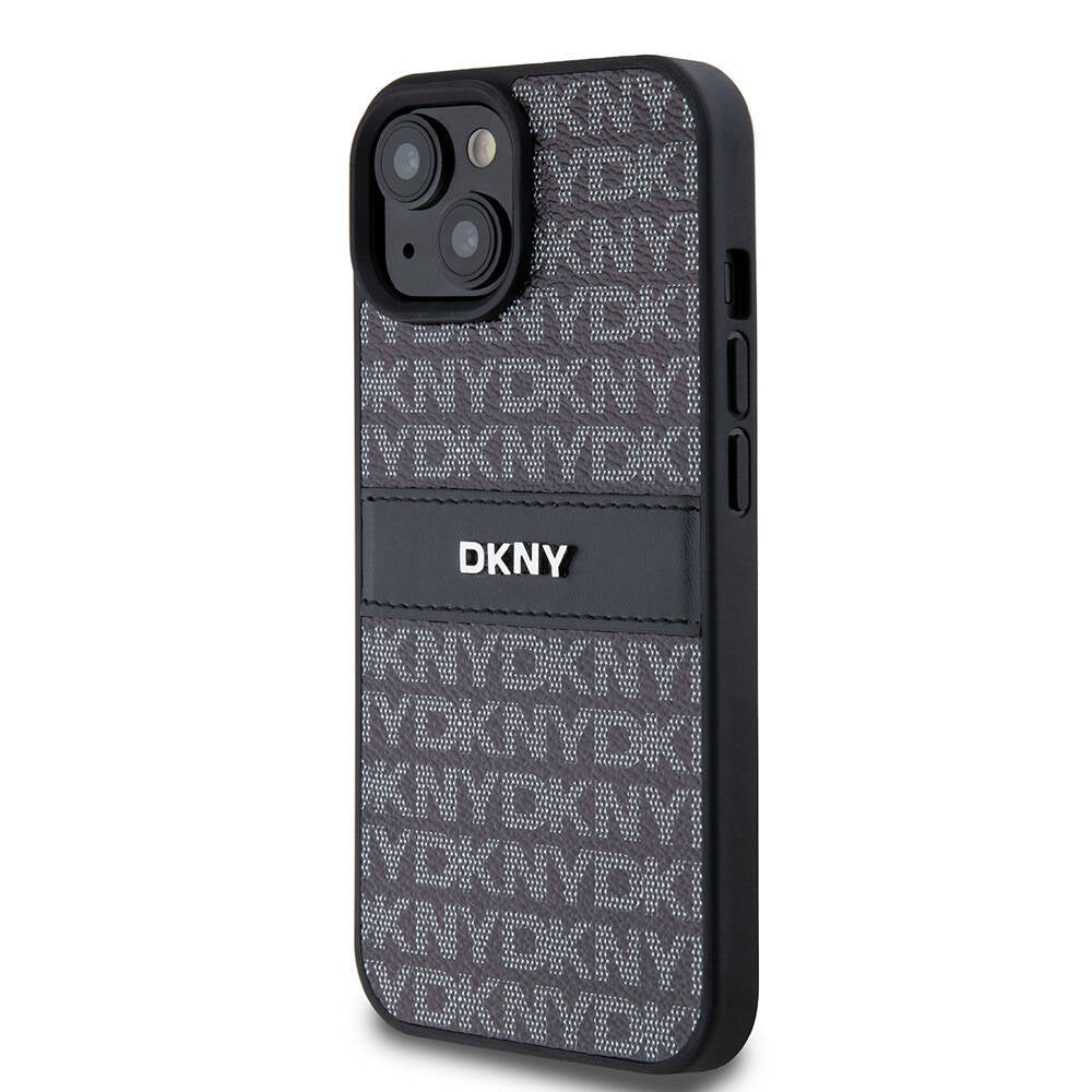 iPhone 15 Kılıf DKNY Orjinal Lisanslı 3D Yazılı Repeat Texture Pattern Kılıf iPhone 15 Kılıf DKNY Orjinal Lisanslı 3D Yazılı Repeat Texture Pattern Kılıf